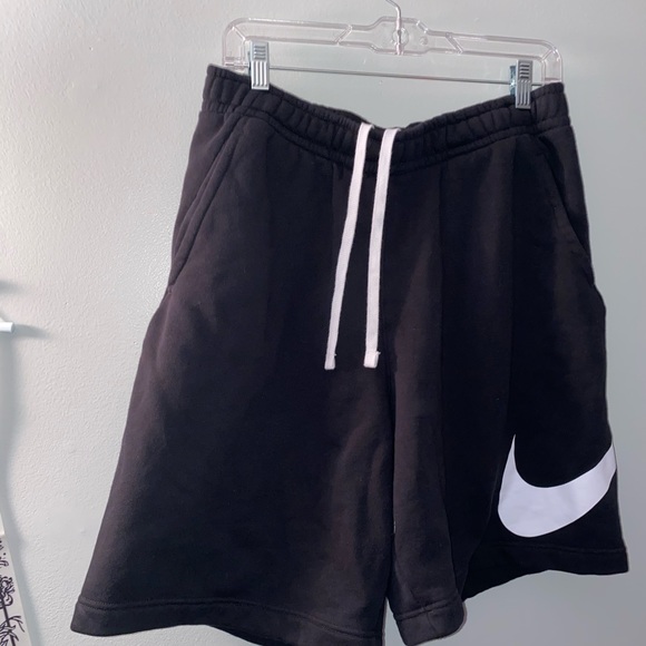 nike sweatpant shorts